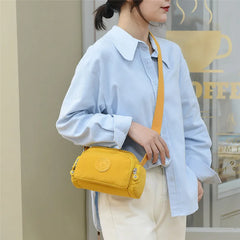 Nylon Waterproof Shoulder Bag for Women Crossbody Casual Diagonal Small Bag
