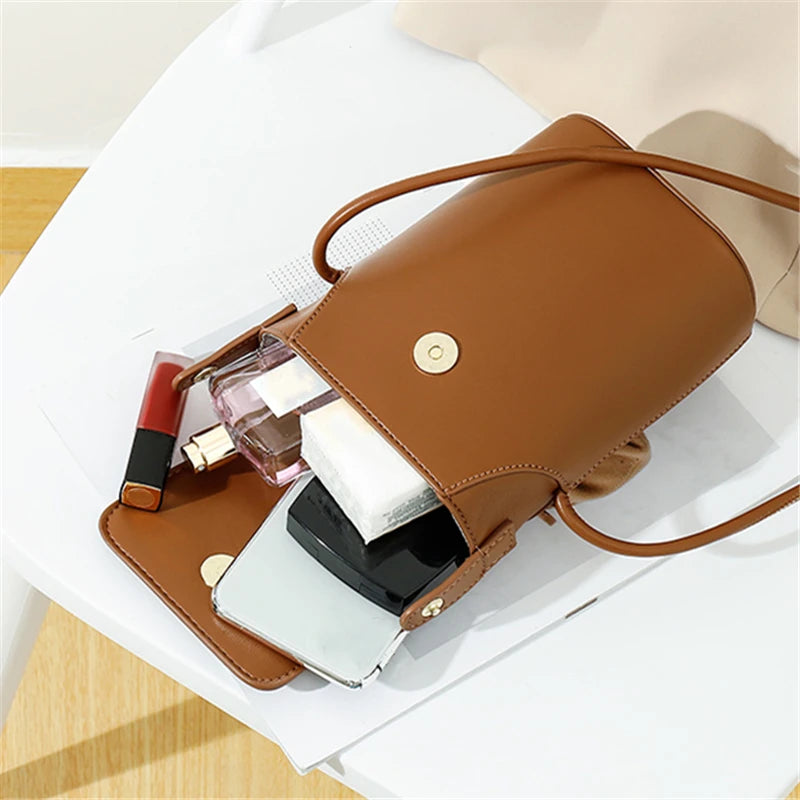 Large Capacity Crossbody Bags Women Handbags Pu Leather Shoulder Bags