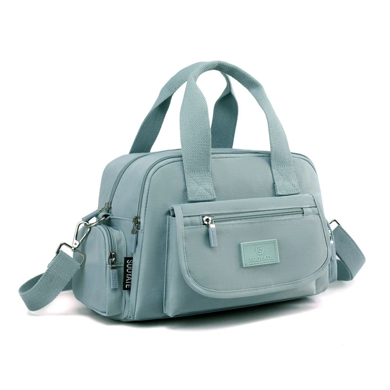 Women Handbags Nylon Shoulder Bags Top-handle Messenger Bags Vintage