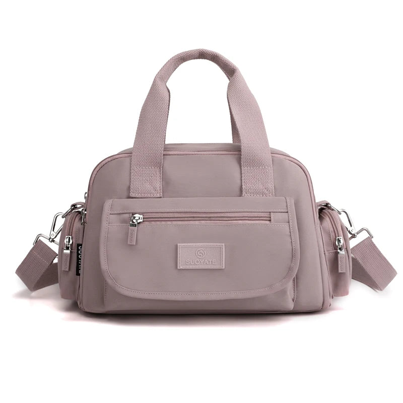 Women Handbags Nylon Shoulder Bags Top-handle Messenger Bags Vintage