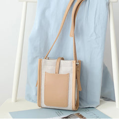 Vintage Canvas Shoulder Bag Large Capacity Crossbody Phone Purse