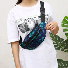 Holographic Waist Bag Sport Run Fanny Pack Men Crossbody Bag
