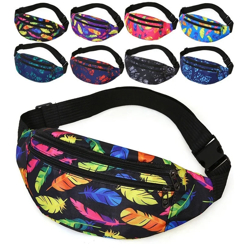 Holographic Waist Bag Sport Run Fanny Pack Men Crossbody Bag