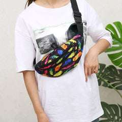 Holographic Waist Bag Sport Fanny Pack Men Women