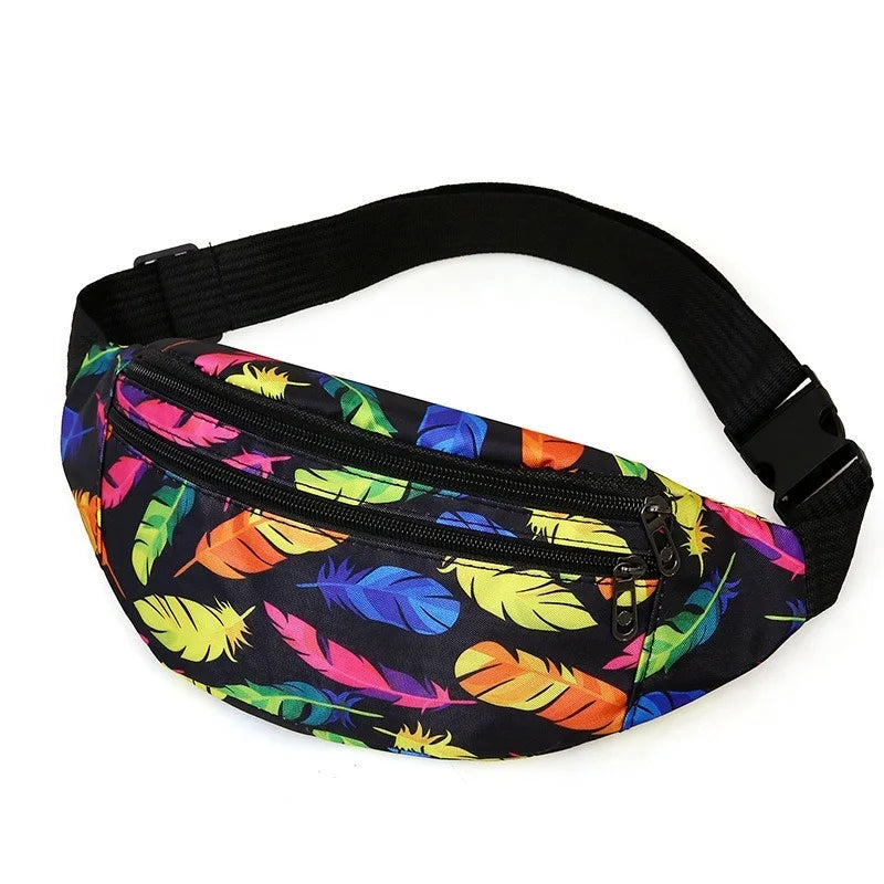 Holographic Waist Bag Sport Run Fanny Pack Men Crossbody Bag
