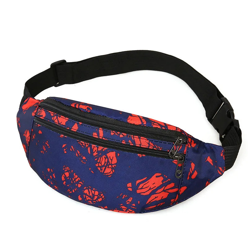 Holographic Waist Bag Sport Run Fanny Pack Men Crossbody Bag