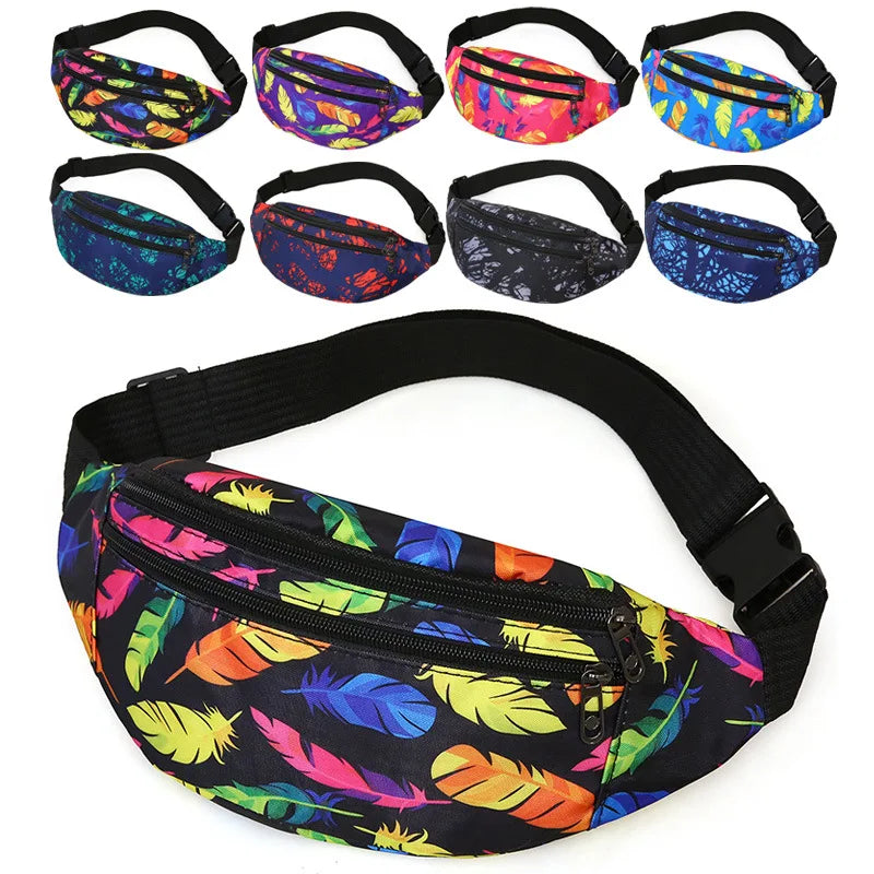 Holographic Waist Bag Sport Fanny Pack Crossbody Chest Bag