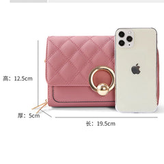 Women Large Capacity Shoulder Bag Multi-function Crossbody Purse Wallet