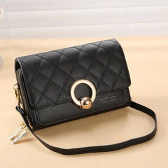 Women Large Capacity Shoulder Bag Multi-function Crossbody Purse Wallet
