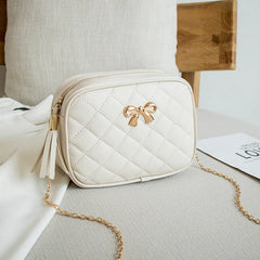 Tassel Leather Handbags for Women Shoulder Bag Crossbody