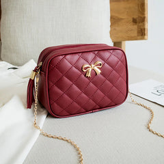 Tassel Leather Handbags for Women Shoulder Bag Crossbody