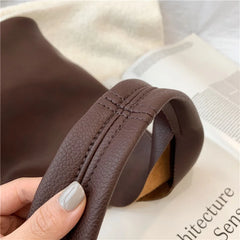 Women Leather Handbags Top-handle Bags Travel Large Casual Tote Female Shoulder