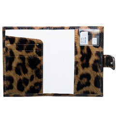 Leopard Leather Passport Cover Waterproof Holder