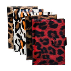Leopard Leather Passport Cover Waterproof Holder
