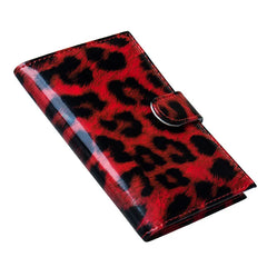 Leopard Leather Passport Cover Waterproof Holder