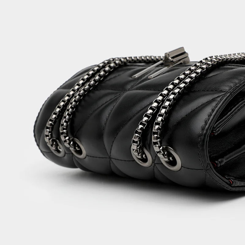Leather Chain Women Handbags Shoulder Female Bag