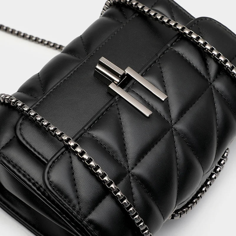 Leather Chain Women Handbags Shoulder Female Bag