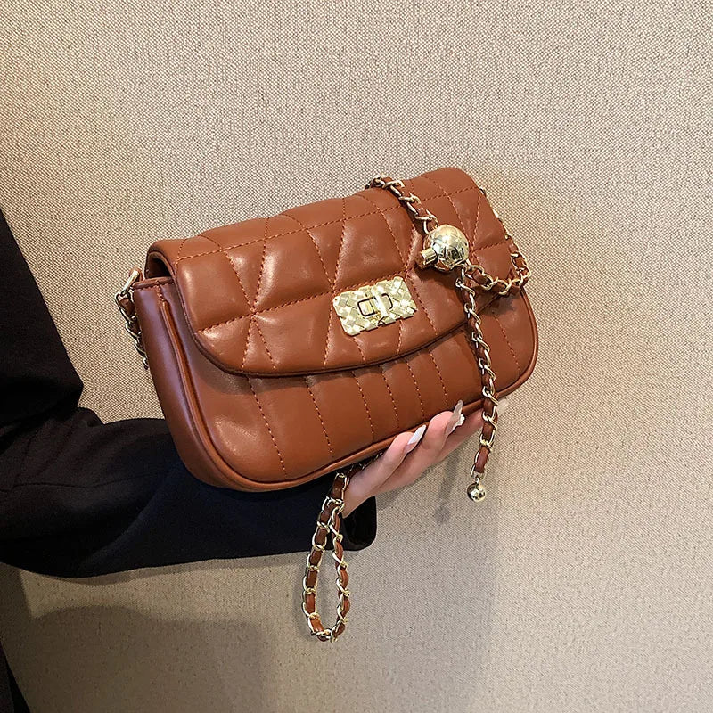 Women Crossbody Bag Flap Messenger Shoulder PU Leather Clutch Tote Handbag