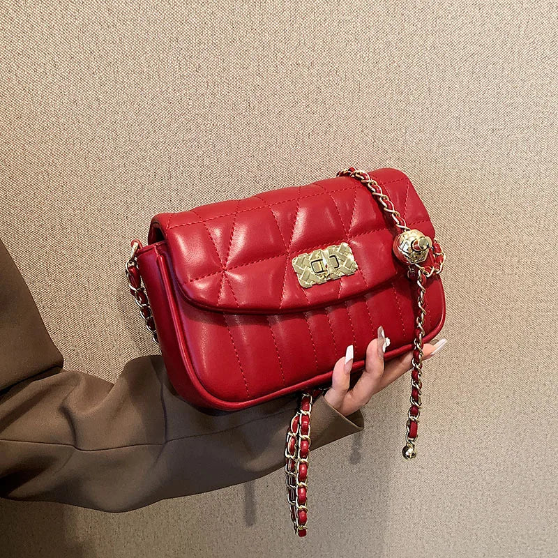Women Crossbody Bag Flap Messenger Shoulder PU Leather Clutch Tote Handbag