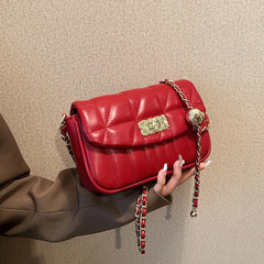 Women Crossbody Bag Flap Messenger Shoulder PU Leather Clutch Tote Handbag