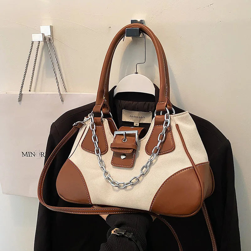 Women Crossbody Bag High Capacity Shoulder Bag PU Leather Clutch Tote Pack