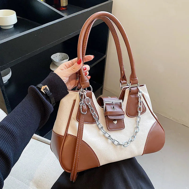 Women Crossbody Bag High Capacity Shoulder Bag PU Leather Clutch Tote Pack