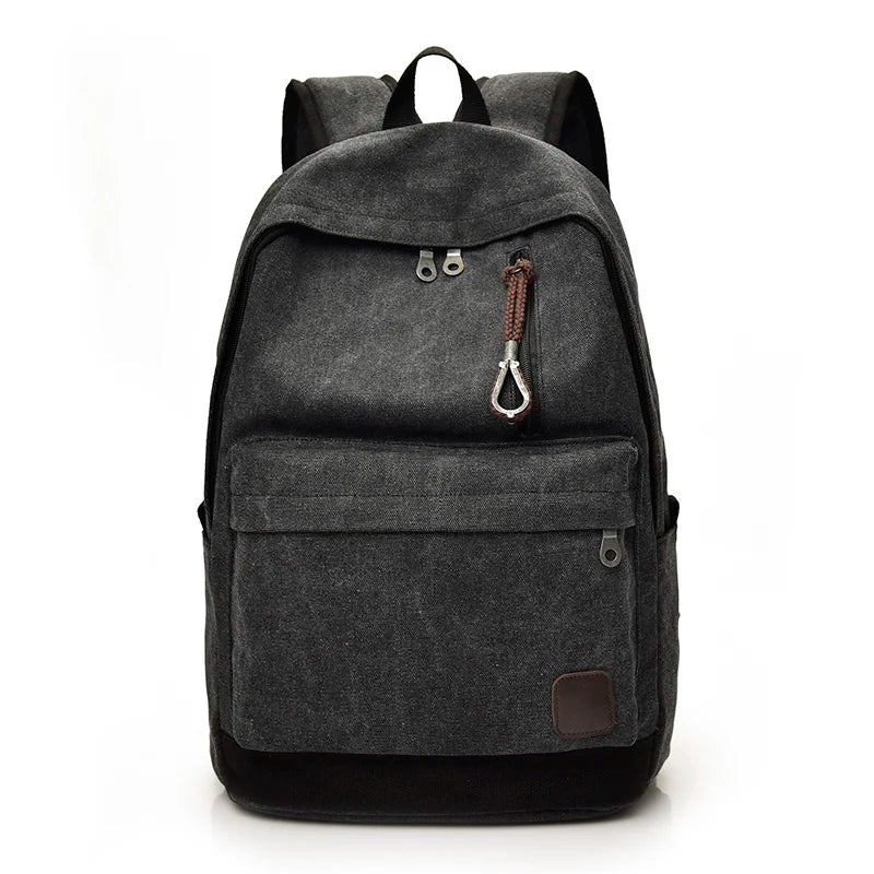 Canvas Backpacks School Bags Teenager Boys Girls Travel Laptop Bag