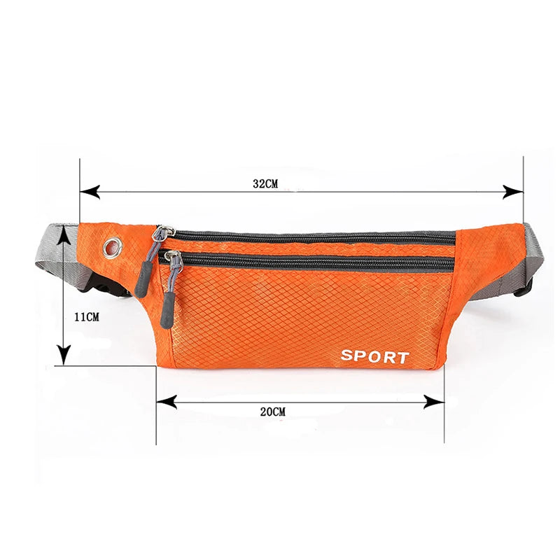 Waterproof Crossbody Waist Pack Fanny Belt Bag for Outdoor Sports