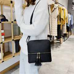 Tassel Shoulder Bag Crossbody Handbag Women Messenger Bag