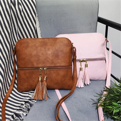 Tassel Messenger Bag Women Crossbody Handbag Shoulder Bag