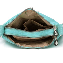 Waterproof Nylon Messenger Bag Crossbody Tote for Women