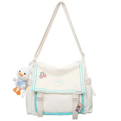 Girls Nylon Schoolbag Harajuku Messenger Bag Lady Shoulder Bags