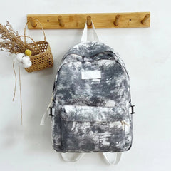 Nylon Tie Dye Backpack for Teenage Girl