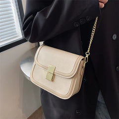 Women PU Leather Chains Shoulder Bags Handbags Small Flap Crossbody Bags