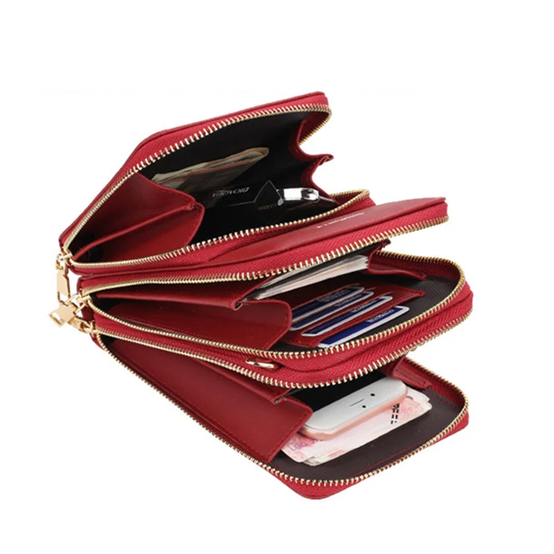 PU Leather Handbags Large Capacity Top-handle Bags Crossbody Solid