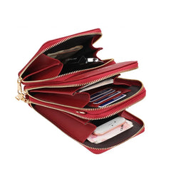 PU Leather Handbags Large Capacity Top-handle Bags Crossbody Solid
