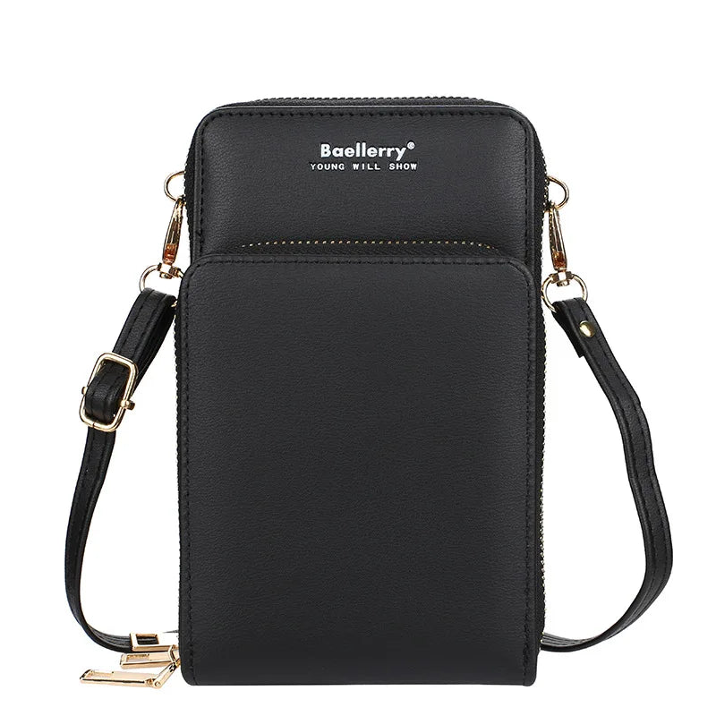 PU Leather Handbags Large Capacity Top-handle Bags Crossbody Solid