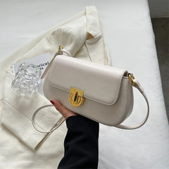 Women PU Leather Shoulder Bags Stylish Handbags Retro Ladies Messenger Bags