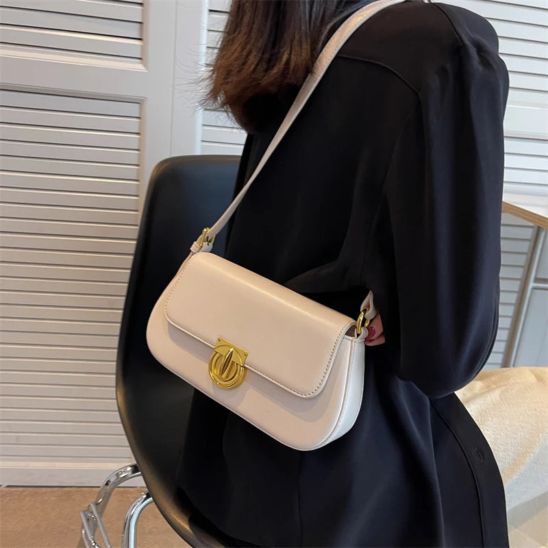 Women PU Leather Shoulder Bags Stylish Handbags Retro Ladies Messenger Bags