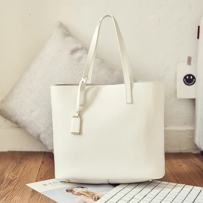 Women PU Shoulder Bag Ladies Water Proof Tote Soft Crossbody Bags