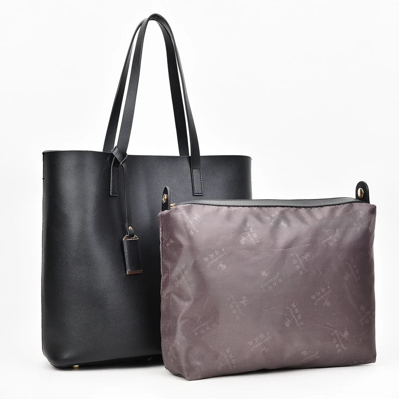 Women PU Shoulder Bag Ladies Water Proof Tote Soft Crossbody Bags