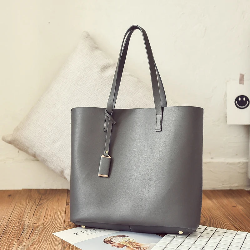 Women PU Shoulder Bag Ladies Water Proof Tote Soft Crossbody Bags