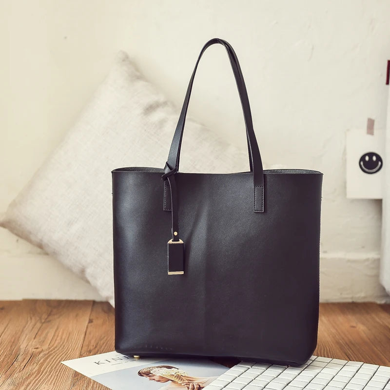 Women PU Shoulder Bag Ladies Water Proof Tote Soft Crossbody Bags