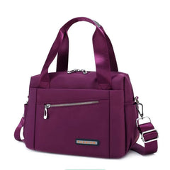 Polyester Shoulder Bag Large Capacity Messenger Bag Solid Handbag