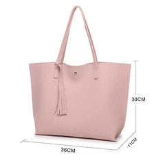 Women Leather Shoulder Bags Practical Zipper Handbags Purse Totes