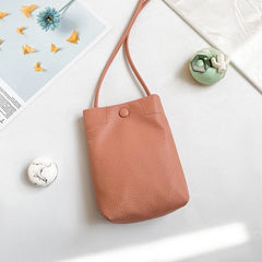 Women Pu Leather Handbags Female Bucket Crossbody Bags For Girl