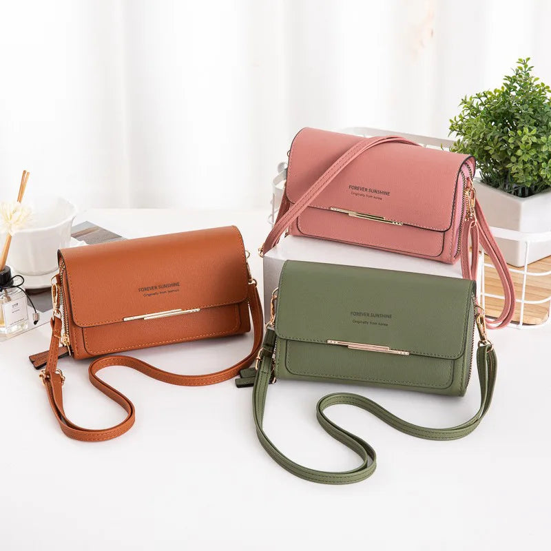 Women PU Leather Handbags Multifunctional Large Capacity Shoulder Bags