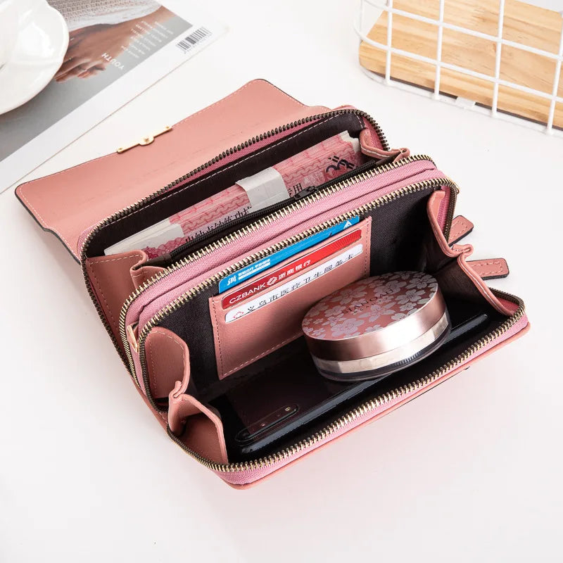 Women PU Leather Handbags Multifunctional Large Capacity Shoulder Bags