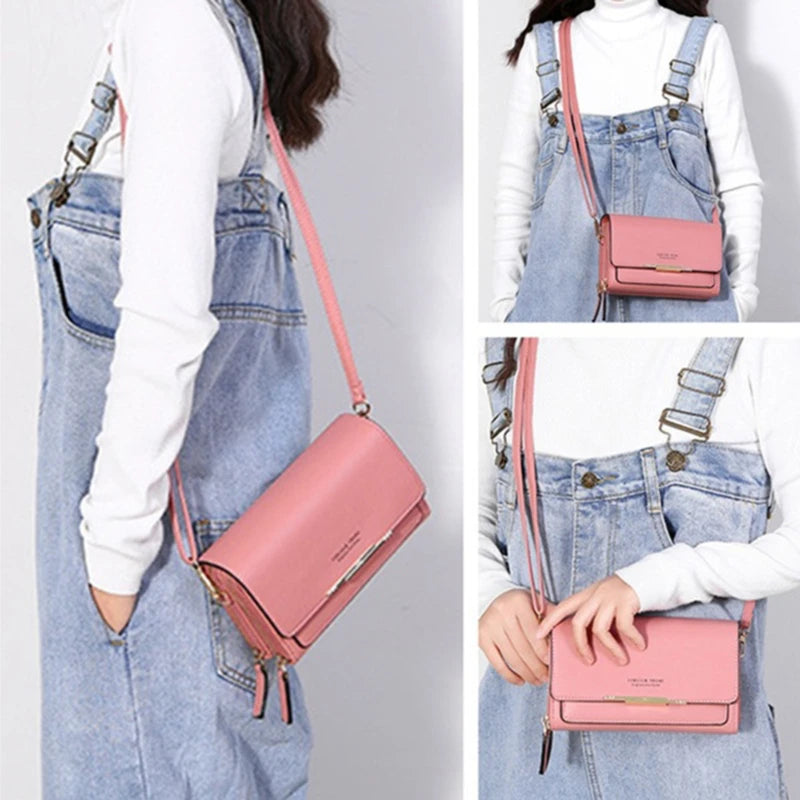 Women PU Leather Handbags Large Capacity Shoulder Crossbody Bags