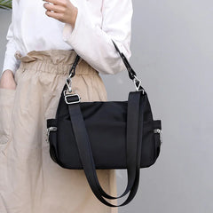 Waterproof Nylon Women Shoulder Bag Crossbody Tote